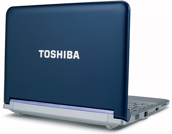 Toshiba mini NB305 Netbook - Back