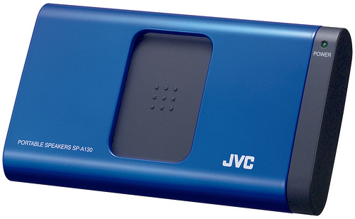 JVC SP-A130 Portable Speakers - Blue Open
