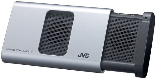 JVC SP-A130 Portable Speakers - Silver