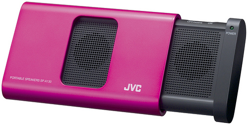 JVC SP-A130 Portable Speakers - Pink