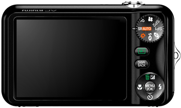 FujiFilm FinePix JV100 Digital Camera - Back