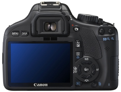 Canon EOS Rebel T2i Digital SLR Camera - Back