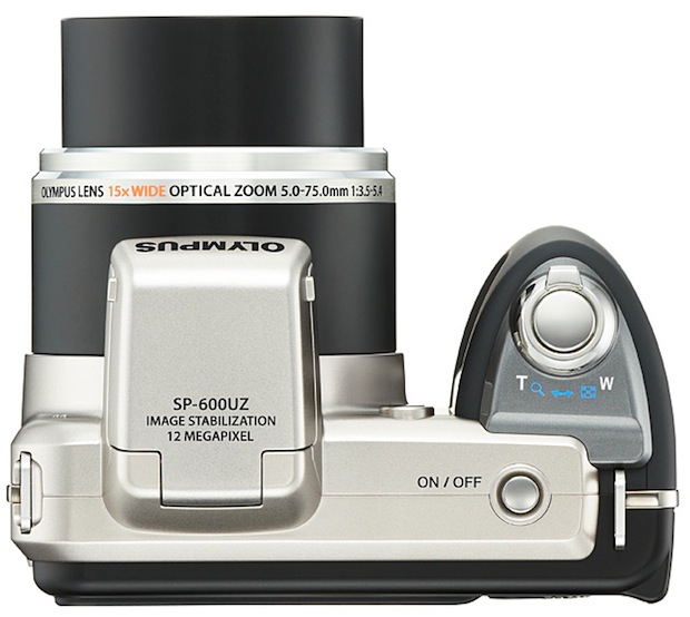Olympus SP-600UZ Digital Camera - top