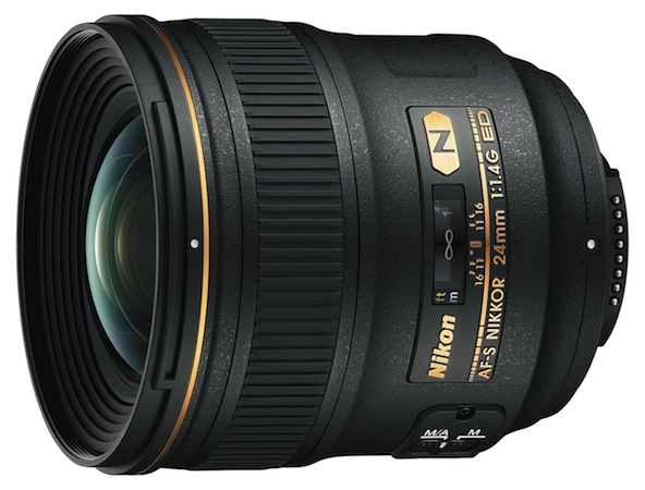 Nikon AF-S NIKKOR 24mm f/1.4 G ED lens