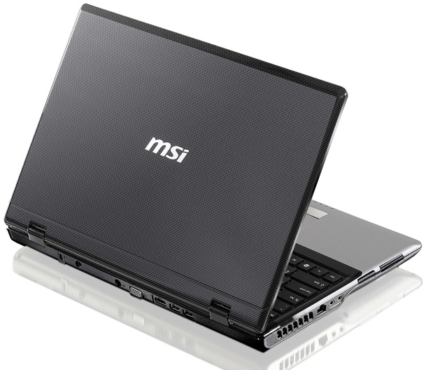 MSI CR620 Classic Series Notebook - Back