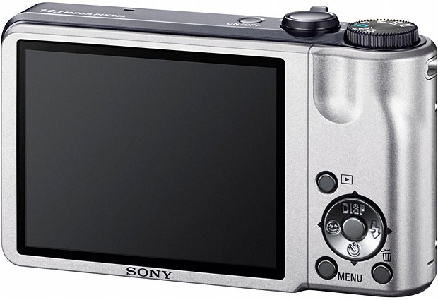 Sony DSC-H55 Cyber-shot Digital Camera - Back