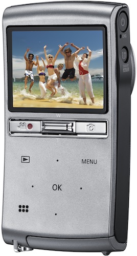 Samsung HMX-U20 Pocket HD Camcorder - Back