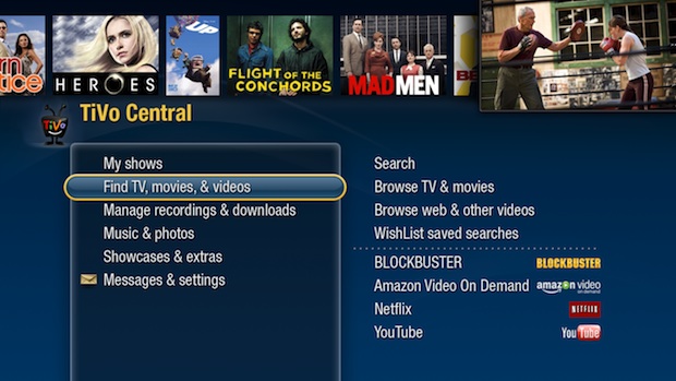 Tivo Central Screenshot