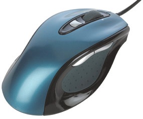ENGAGE Wired Optical Mouse - Blue