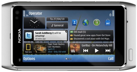 Nokia N8 Smartphone - front