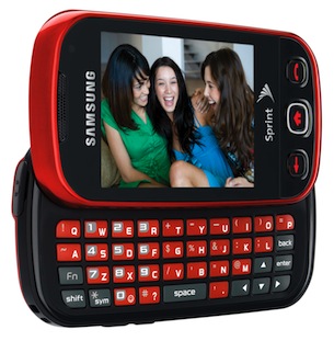 Samsung Seek SPH-M350 Cell Phone - Red