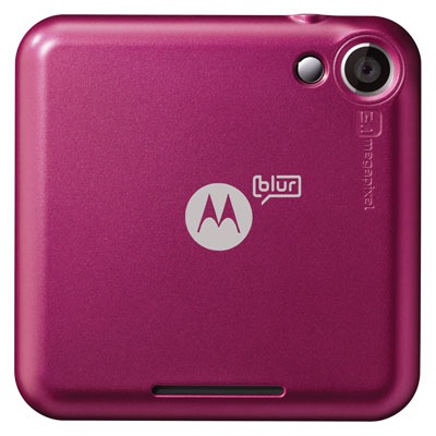 Motorola FLIPOUT with MOTOBLUR Smartphone - Back Raspberry