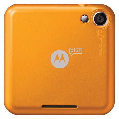 Motorola FLIPOUT with MOTOBLUR Smartphone - Back Saffron