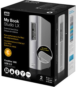 WD My Book Studio LX External Hard Drive Packaging