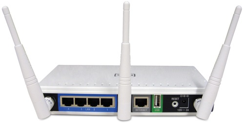 D-Link DIR-665 Xtreme N 450 Gigabit Router Ports