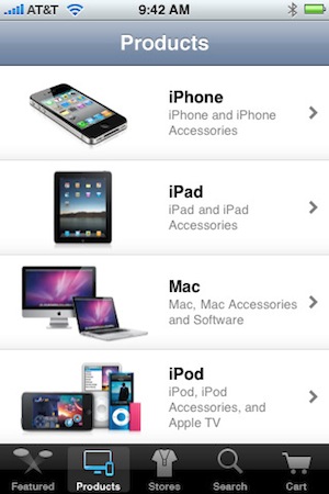 Apple Store App Products