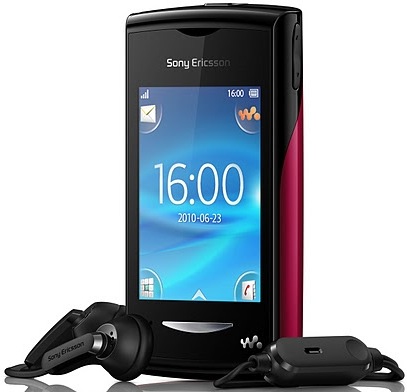 Sony Ericsson Yendo with Walkman phone - Red