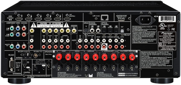 Pioneer Elite VSX-32 A/V Receiver - Rear