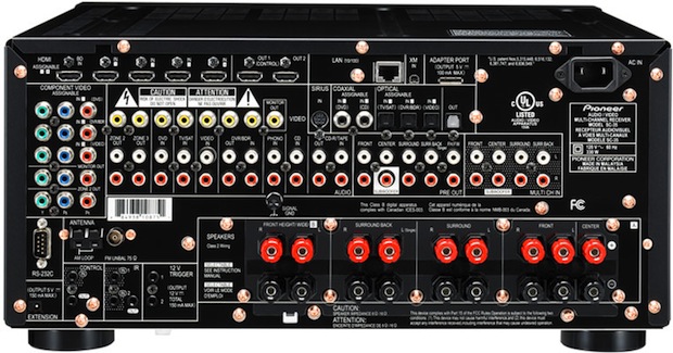 Pioneer Elite SC-35 A/V Receiver - Rear