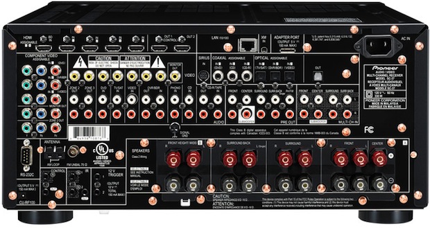 Pioneer Elite SC-37 A/V Receiver - Rear