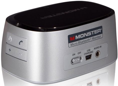 Monster iClarity HD Precision Micro Bluetooth Speaker - Back