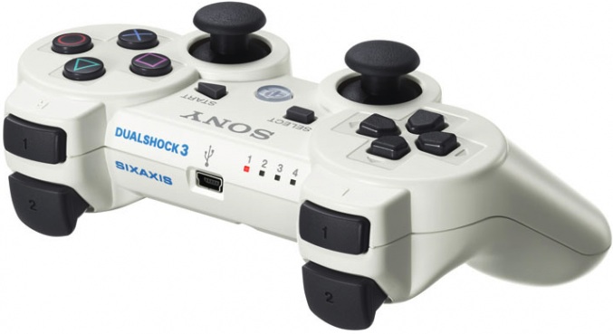 Sony PS3 DUALSHOCK3 Wireless Controller Classic White(CECH-ZC2JLW