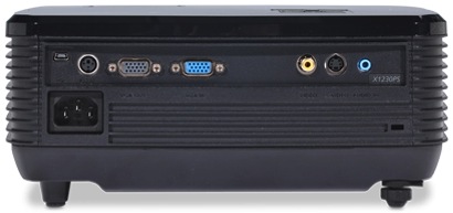 Acer X1230PS DLP 3D Projector -Back