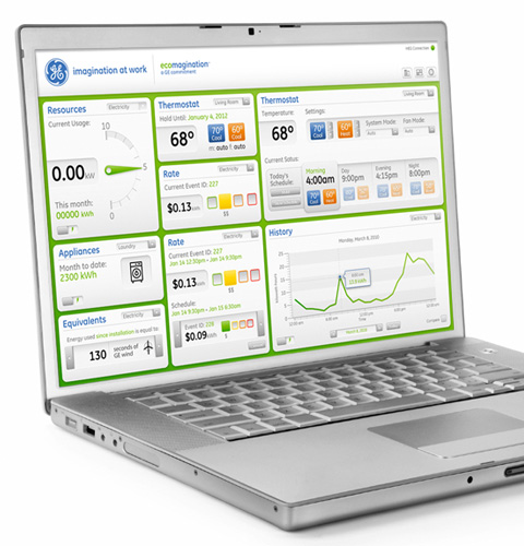 GE Nucleus Home Energy Monitor and Management System on a PC