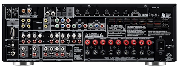 Marantz SR6005 A/V Receiver - rear