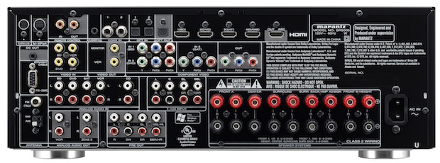 Marantz SR5005 A/V Receiver - rear