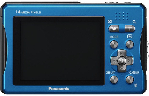 Panasonic DMC-TS10 Lumix Shock Waterproof Digital Camera - Back