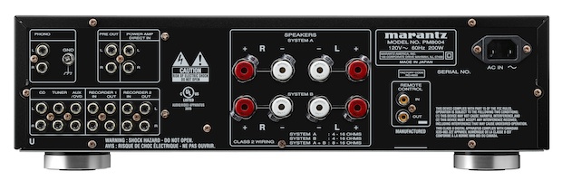 Marantz PM8004 Integrated Amplifier - rear