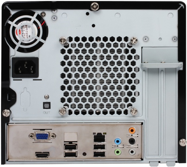 Shuttle SH55J2 XPC Barebone - Back