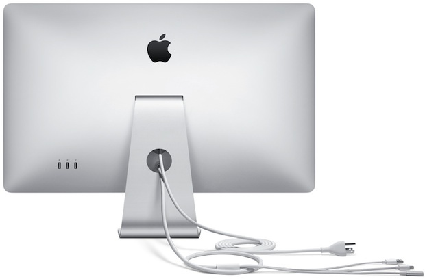 Apple 27-inch LED Cinema Display - Back