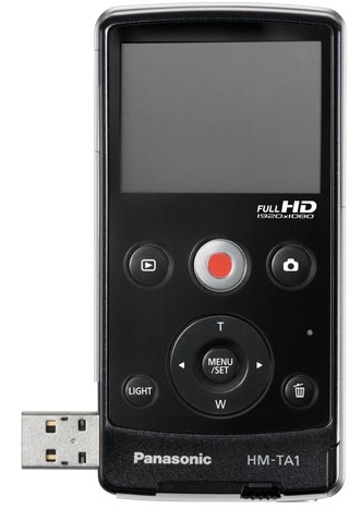 Panasonic HM-TA1H Pocket Camcorder - USB Flip out