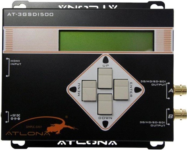 Atlona AT-3GSDI500 3G/HD/SD-SDI Pattern Generator - Top