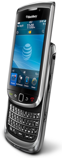 BlackBerry Torch 9800 Smartphone - Open