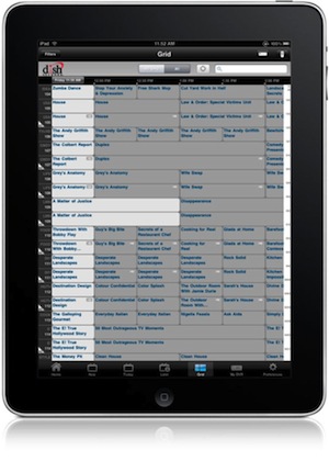 DISH Remote Access app for iPad