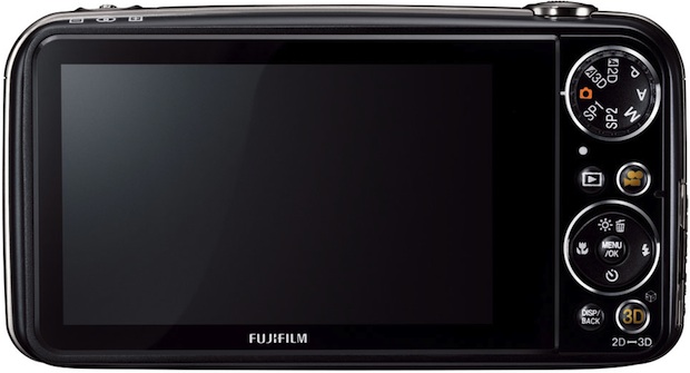 FujiFilm FinePix REAL 3D W3 Digital Camera - Back