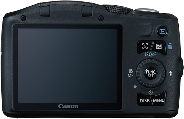 Canon PowerShot SX130 IS Digital Camera - Back