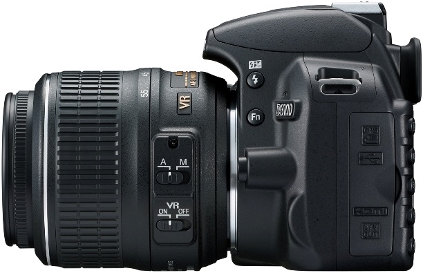 Nikon D3100 Digital SLR Camera - Left