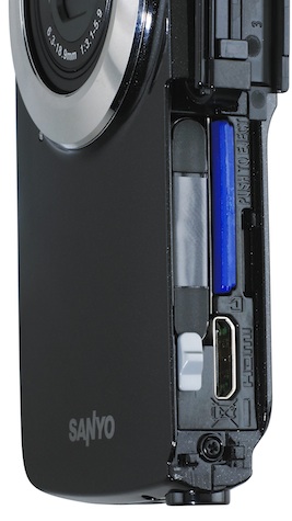 Sanyo VPC-PD2BK Pocket Digital Camcorder Media Cards