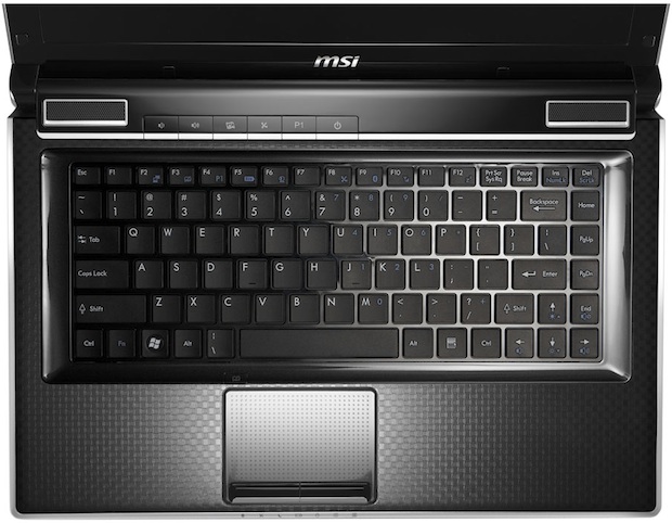MSI FX400 Notebook PC - Keyboard