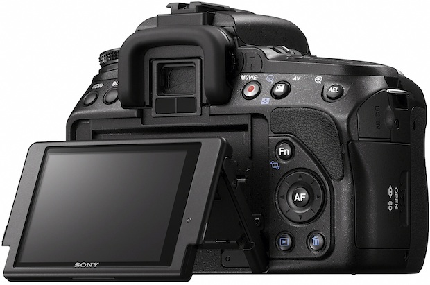 Sony DSLR-A560 Alpha Digital Camera - Back Tilt LCD