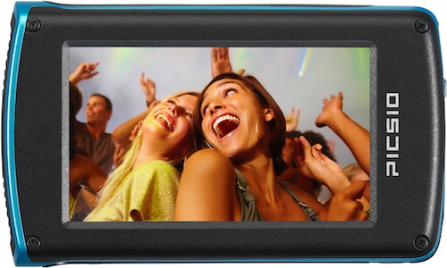 JVC Picsio GC-WP10 Waterproof Pocket Video Camera 3-inch LCD Screen