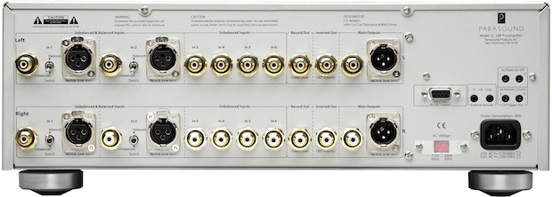 Parasound Halo JC 2 BP Stereo Preamplifier - Back