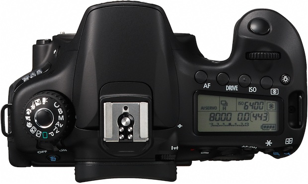 Canon EOS 60D Digital SLR Camera - Top Controls
