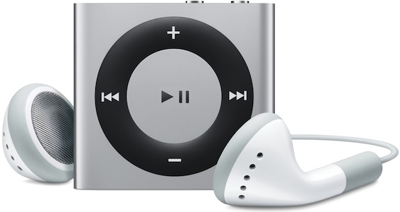Apple iPod shuffle with headphones