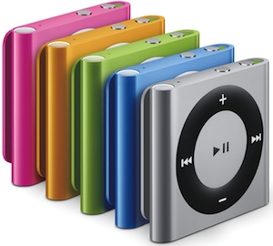 Apple iPod shuffle colors