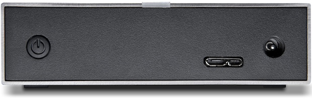 LaCie Minimus USB 3.0 1TB Desktop Hard Drive - Back